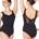 Maillot ballet microtul elastico fantasia en la espalda mujer - Imagen 1