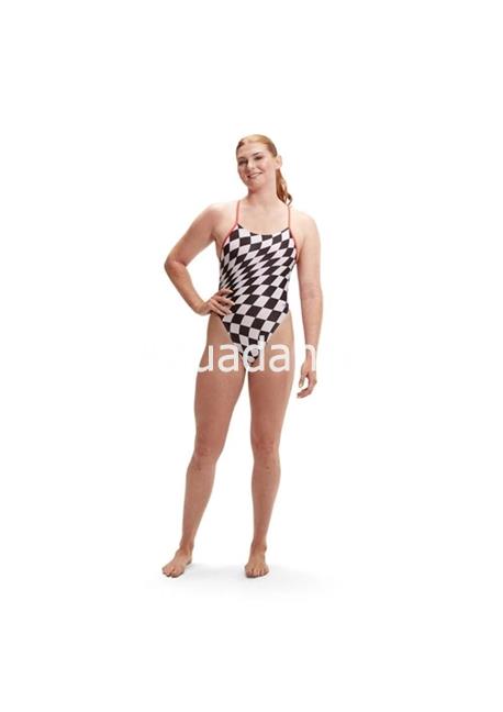 Bañador chica allover digital tie back - Imagen 2