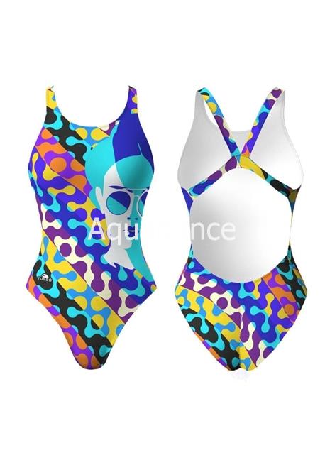 Bañador chica tirante ancho face - Imagen 1