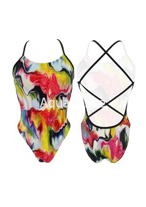 Bañador mujer sirene brillante - Imagen 1