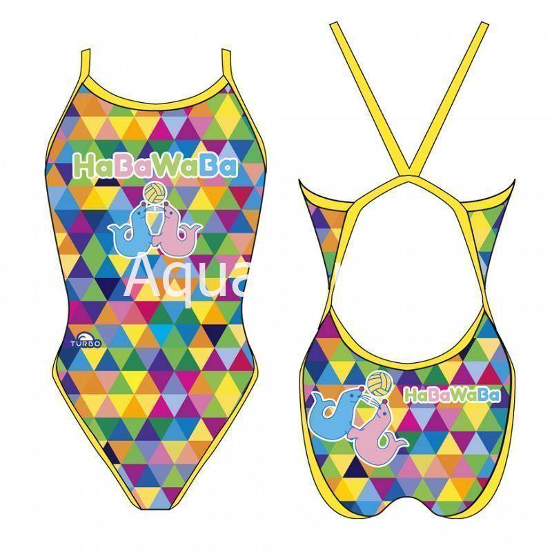 Bañador Natación Chica Haba Waba - Imagen 1