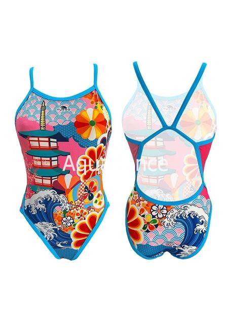 Bañador natación revolution blooming-temple - Imagen 1