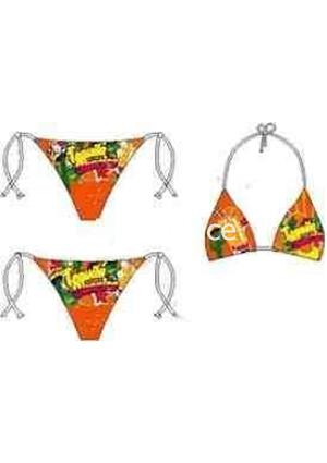 Bikini mujer Tequila sunrise Turbo - Imagen 1