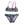 Bikini natación niña Origami - Imagen 1