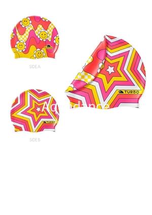 GORRO SILICONA (DOS CARAS) GROOVY & FLOWERS - Imagen 1