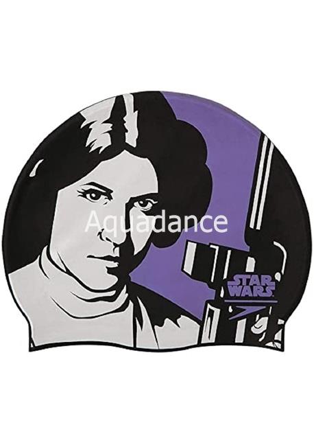Gorro silicona Speedo star wars princess leia - Imagen 1