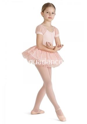 Maillot ballet niña mangas de encaje - Imagen 1