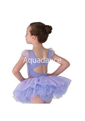 Maillot Ballet niña mangas lentejuelas - Imagen 1