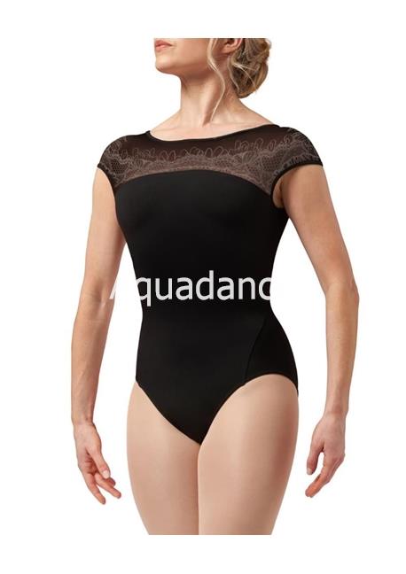 Maillot bloch boat neck lace print - Imagen 1