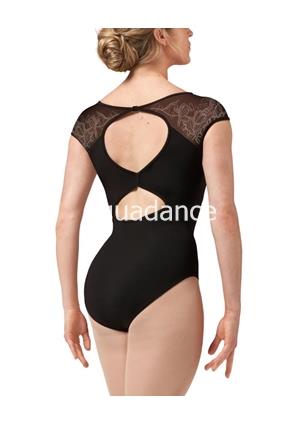 Maillot bloch boat neck lace print - Imagen 2