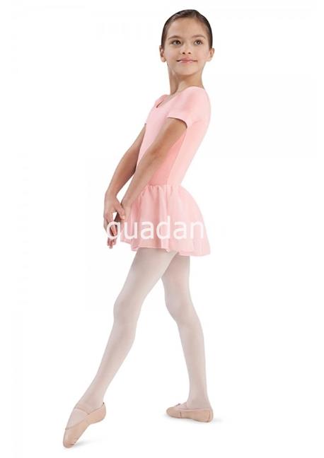 Maillot de manga corta con falda - Imagen 1