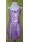 Maillot gimnasia rítmica morado/plata espalda cruzada - Imagen 2