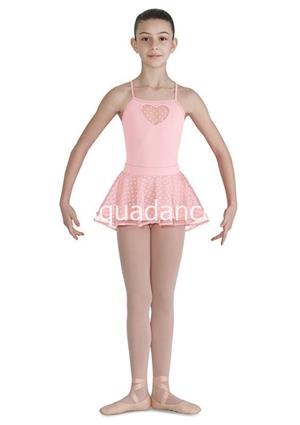 Maillot niña encaje corazón en pecho - Imagen 1