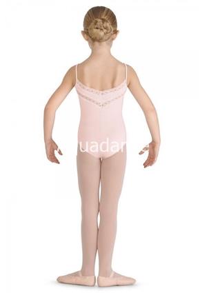 Maillot niña encaje espalda en V - Imagen 1