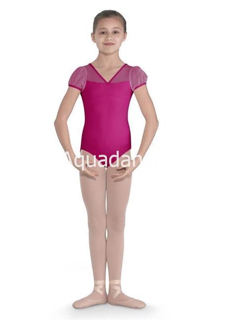 Maillot niña encaje espalda y mangas - Imagen 2