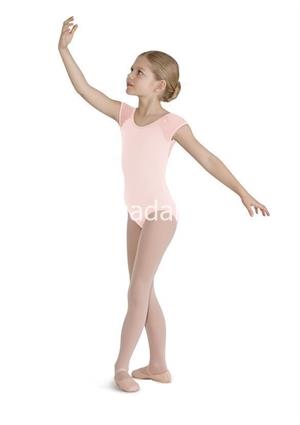 Maillot niña encaje espalda y mangas - Imagen 1