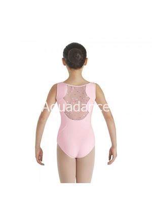 Maillot niña encaje espalda - Imagen 1