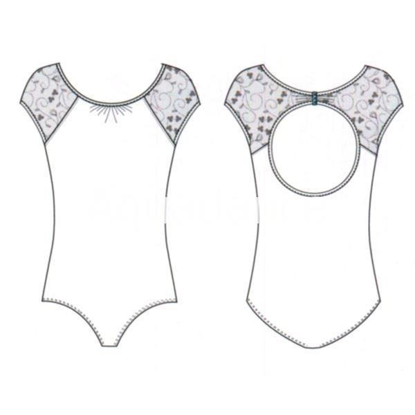 Maillot niña espalda abierta - Imagen 2