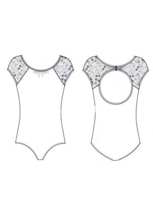 Maillot niña espalda abierta - Imagen 2