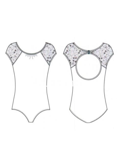 Maillot niña espalda abierta - Imagen 2