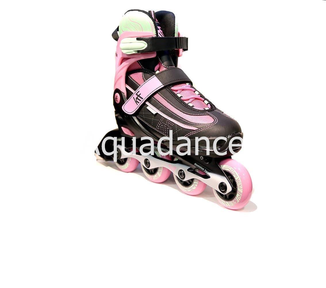 Patin 4 Rueda Niña Rosado Ajustable Talla S 29 Al 32