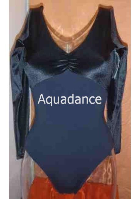 So Dança Maillot Ballet manga Larga terciopelo - Imagen 1