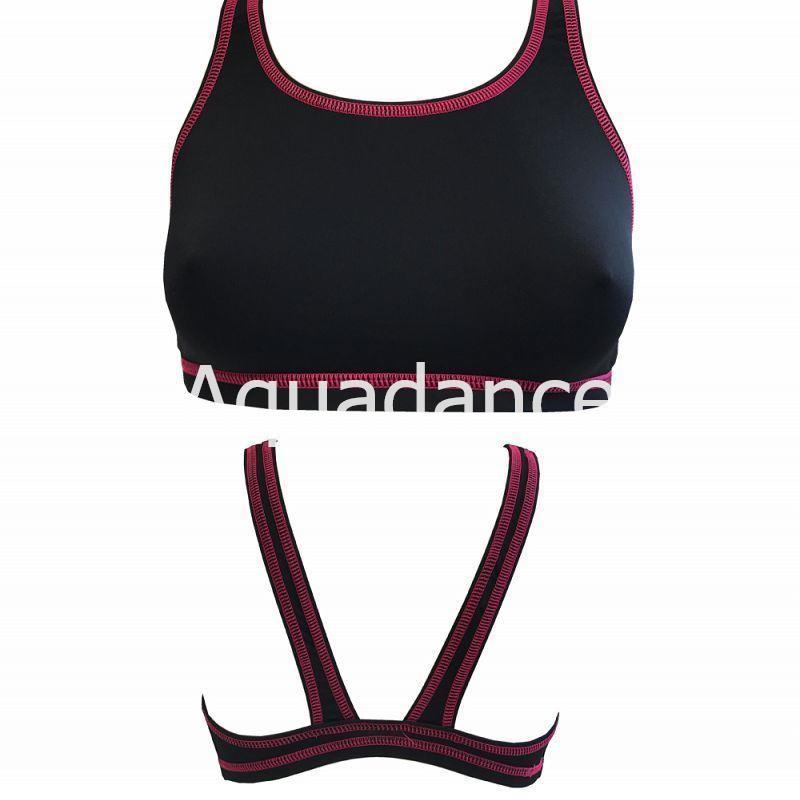 Top Bikini natacion Turbo confort liso - Imagen 1