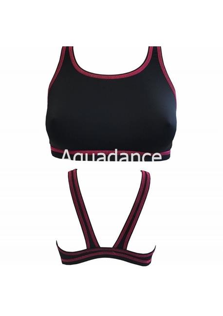 Top Bikini natacion Turbo confort liso - Imagen 1