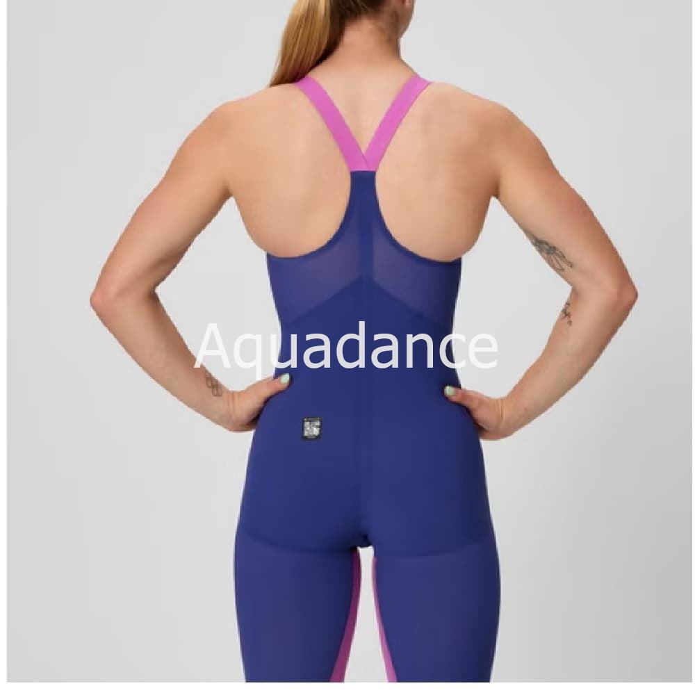 Women's Fastskin LZR Pure Valor 2.0 Closedback Kneeskin Navy/Purple - Imagen 2
