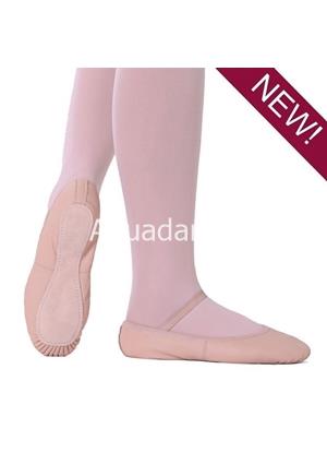 Zapatilla media punta piel Sodança sin cordon de ajuste - Imagen 1